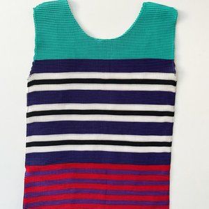 ISSEY MIYAKE SAMPLE COLORBLOCK TANK